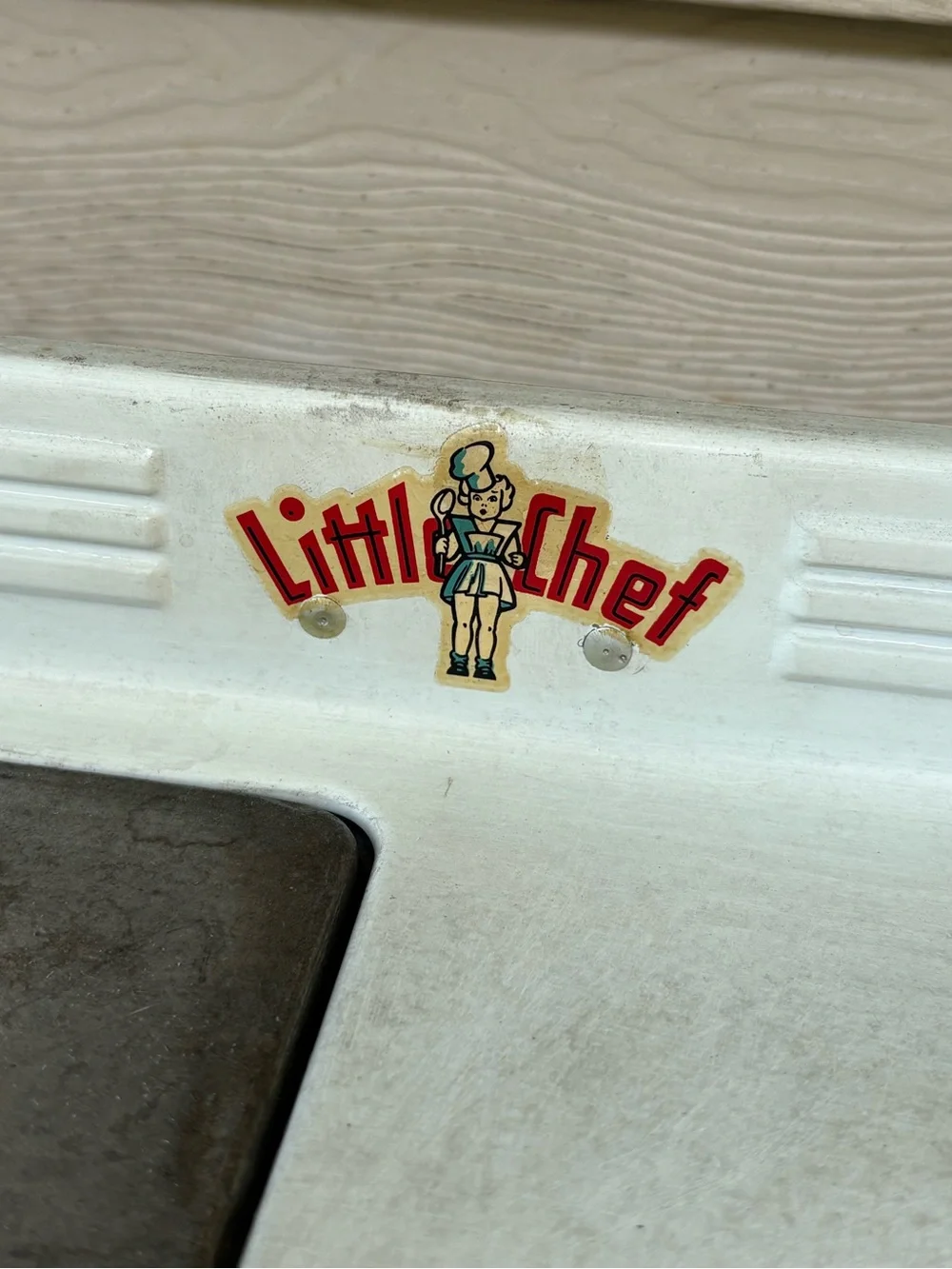 VTG Little Chef toy stove from the 1930s or 1940s